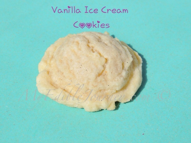 Vanilla Ice Cream Cookies | My Edible Journey