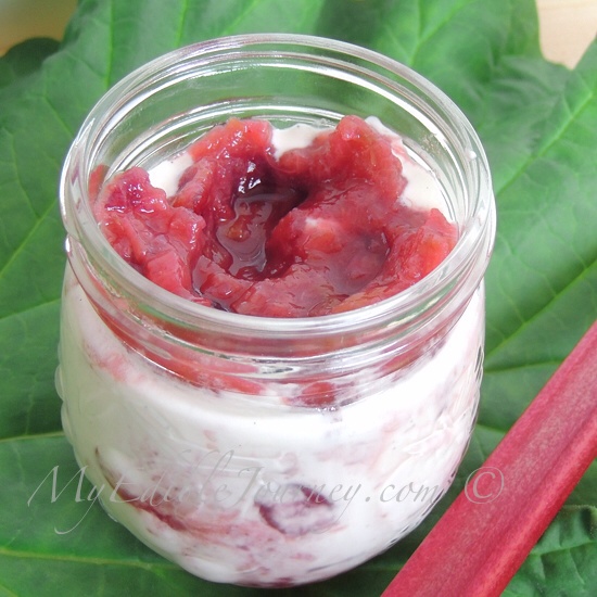 Spiced Rhubarb Compote | My Edible Journey
